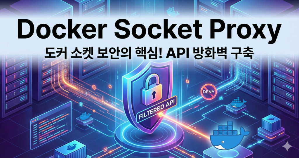 Socket Proxy Docker Socket Proxy: 도커 해킹을 원천 차단하는 3단계 보안 방화벽 구축 가이드