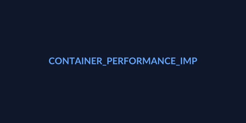Docker 메모리 누수 - container_performance_impact_diagram