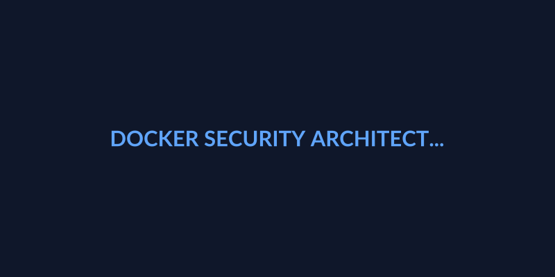 docker security architecture