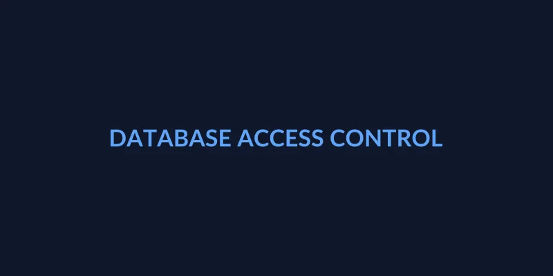 database access control