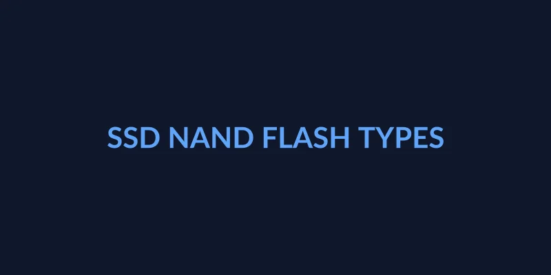 ssd nand flash types
