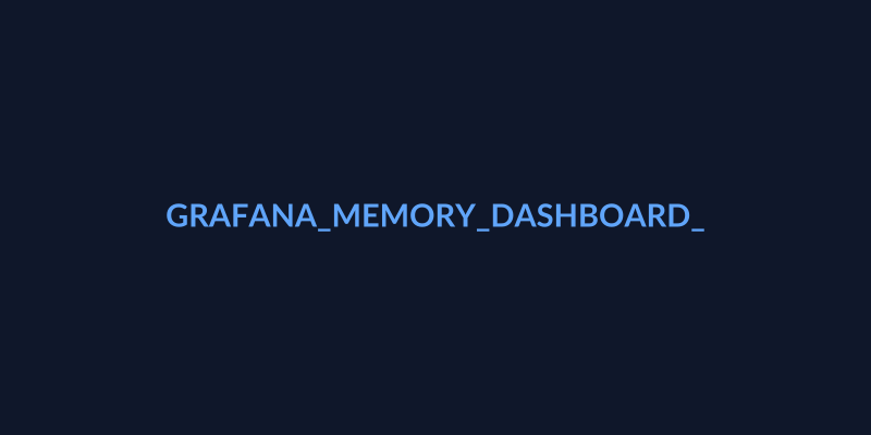 Docker 메모리 누수 - grafana_memory_dashboard_example