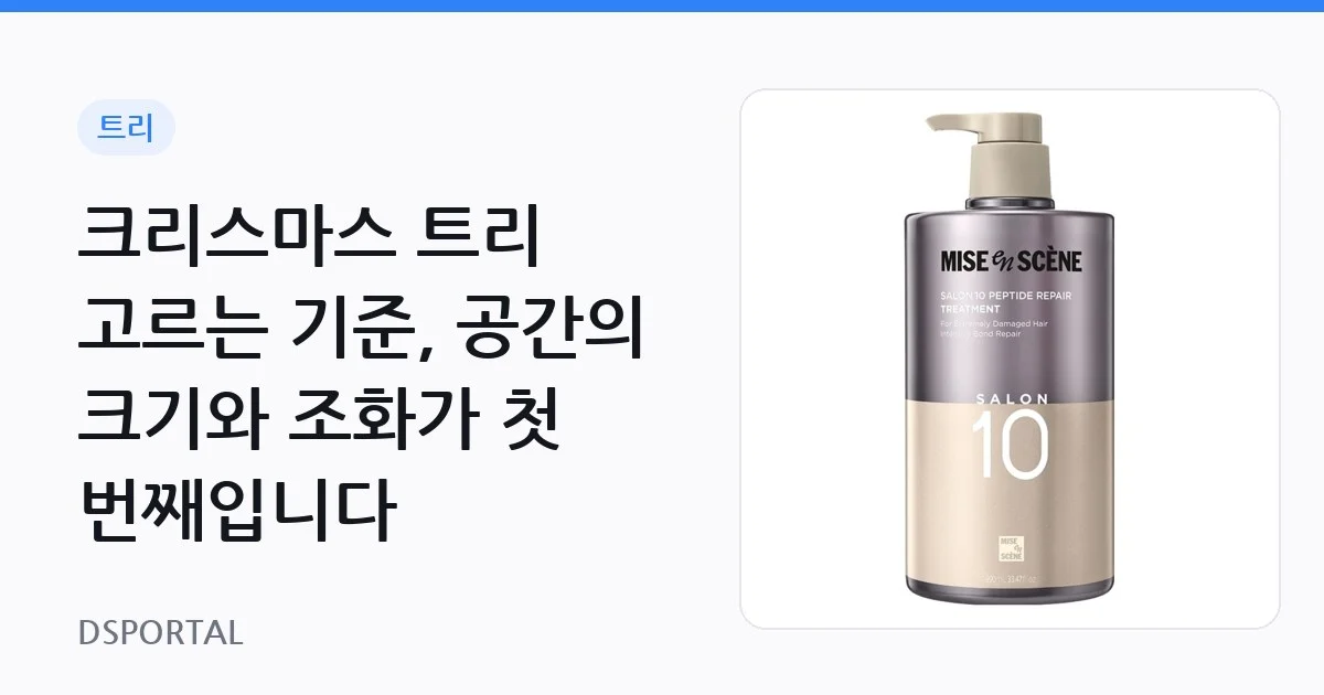 크리스마스 트리 고르는 기준, 공간의 크기와 조화가 첫 번째입니다 1 크리스마스 트리 고르는 기준, 공간의 크기와 조화가 첫 번째입니다
